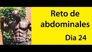 ABDOMINALES EN 30 DIAS ( RETO DIA 24)