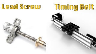 ประกอบเครื่อง CNC ด้วยตัวเอง Lead screw VS Timing Belt