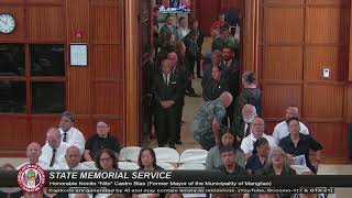 State Memorial Service - Honorable Nonito "Nito" Castro Blas - May 18, 2026 10am