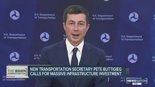 New Transportation Secretary Pete Buttigieg calls for massive infrastructure investment