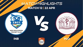 Match 12 - INB vs PLO | Highlights | FanCode ECS Bulgaria, 2022 Day 5 | ECS22.108