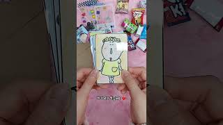 📦내포내뜯8탄😆짱구 수제포카(맹구\u0026훈이\u0026유리 ver.)💖 | 개봉 | 자작 | 컨셉 | 무료도안 | 별별세상