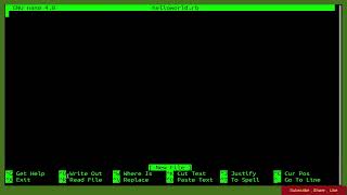 Ruby Hello World Example - How To Write and Execute Ruby Program on Ubuntu 20.04