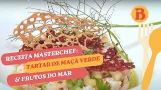 Aprenda a fazer tartar de maçã verde com frutos do mar, prato perfeito para o verão