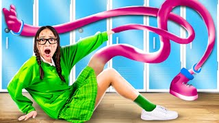 EXTREME Makeover 🤓 From Nerd To Popular Mommy Long Legs! | Funny Situations By Crafty Hacks
