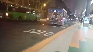 Here is the EMT bus 2465 on the number 129 in Madrid Wednesday  May 2024