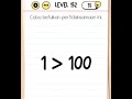 Brain Test Level 152 Coba Betulkan PertidakSamaan Ini 1 lebih besar dari 100 (KAGEBUNSHIN NO JUTSHU)