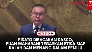 Pidato Dibacakan Dasco, Puan Maharani Tegaskan Etika Siap Kalah dan Menang Dalam Pemilu