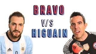 Bravo vs Higuaín - Argentina vs Chile – El Penal - By Kramer&Bossi
