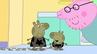 Peppa Pig Season 1 Episode 1 - Muddy Puddles - Cartoons for Children