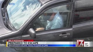 AAA suggests leaving escape tools in car