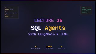 Lecture 36: Build SQL Agents with LangChain | Natural Language to SQL | Human-in-the-Loop