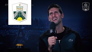 #PlayersBox : Novak Djokovic | Rolex Paris Masters 2018