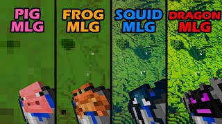 water bucket MLG with different mobs