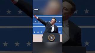 Musk raises controversy with gesture resembing Nazi salute - BBC Africa