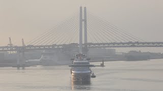 ダイヤモンド・プリンセス - DIAMOND PRINCESS - 　入港・着岸（横浜港大さん橋）　[4K](2023年7月27日)