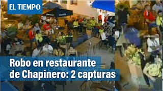 Robo en restaurante de Chapinero, capturan a los ladrones y recuperan lo perdido | El Tiempo