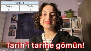 Tarih’i tarihin tozlu raflarına kaldırın!! AYT tarih nasıl çalıştım? #tyt #ayt #yks #tarih