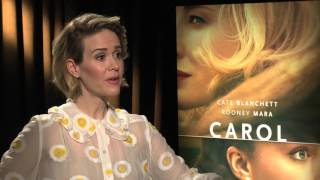 Sarah Paulson chats about 'Carol' and working with Cate Blanchett