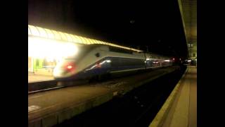 France Trip - TGV Train Leaving Lyon