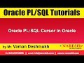 Oracle PL/SQL Tutorials | Oracle PL:SQL Cursor in Oracle | by Mr.Vaman Deshmukh