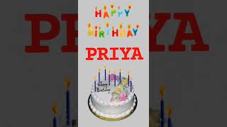 HAPPY BIRTHDAY PRIYA🎂PRIYA NAME BIRTHDAY STATUS🥳#happybirthdaypriya#priyanamebirthdaystatus#priya