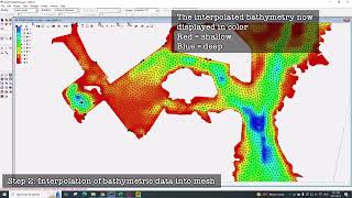Part 3: Interpolation of bathymetry into model mesh