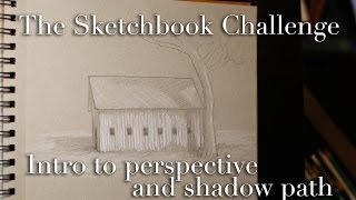 Learn how to draw - Perspective, three dimensional shape, and shadow - The Sketchbook Challenge