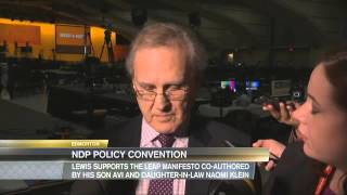 2016 NDP Convention - Stephen Lewis Scrum