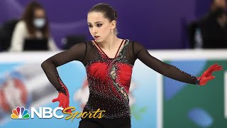 15-year-old Kamila Valieva sets TWO world records in stunning free skate | NBC Sports