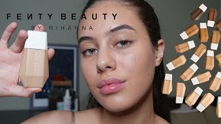 NEW FENTY BEAUTY SKIN TINT - FIRST IMPRESSIONS \u0026 SWATCHING | Jessica Pimentel