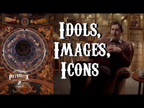 How are icons used in Byzantine art?