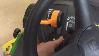 Push Button Start On Lawn Tractor