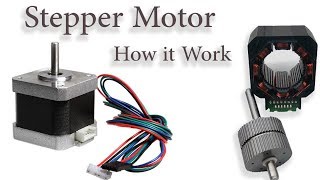 ما هو المحرك الخطوي مكوناته وكيف يعمل Stepper Motor How it Work