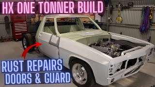 Repairing Rust in Doors and Front Guards - HX One Tonner Build