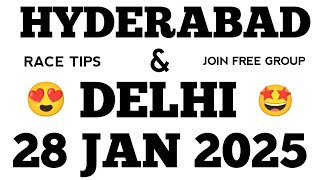 Hyderabad Horse Race Tips | Delhi Horse Race Tips |  28-01-2025 | Today Race Tips | Race Tips |