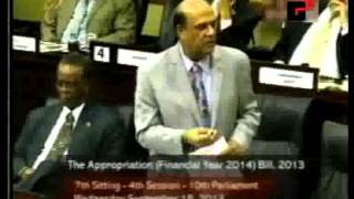 Budget Debate Highlights 2013: Fazal Karim Part 3