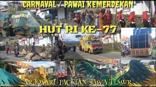 Carnaval/pawai kemerdekaan memperingati HUT RI ke77.kecamatan arjosari,pacitan/balap sound jedug