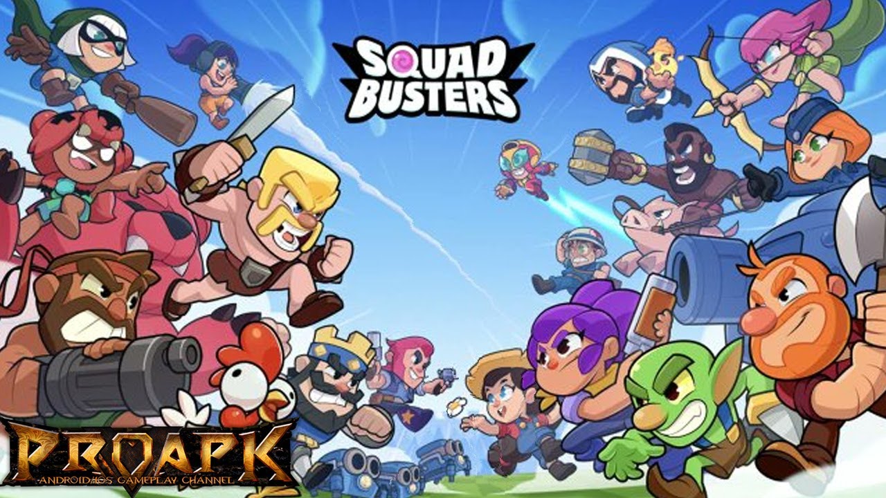 Squad Busters Gameplay Android / IOS (by Supercell) - YouTube