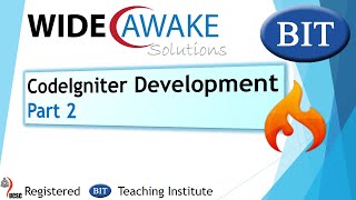 CodeIgniter Development Part 2