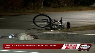 Concord police respond to crash on Loudon Road