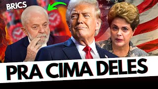 🚨TRUMP FAZ NOVA AMEAÇA A LULA E BRASIL PODE SER BOICOTADO A QUALQUER MOMENTO PELOS EUA