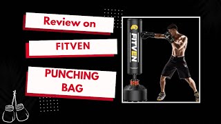 Freestanding Punching Bag for boxing workouts by FITVEN