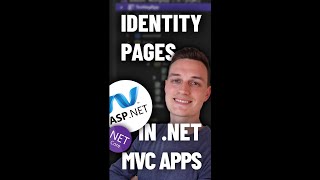 How to create Identity Pages in ASP.NET MVC Applications - Create the register and login page