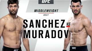 UFC 257 weigh in face off | Andrew Sanchez vs Makhmud Muradov