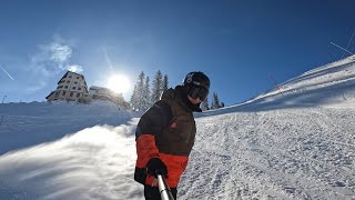 Jahorina: Snowboarding on a Bluebird Day - Third Run