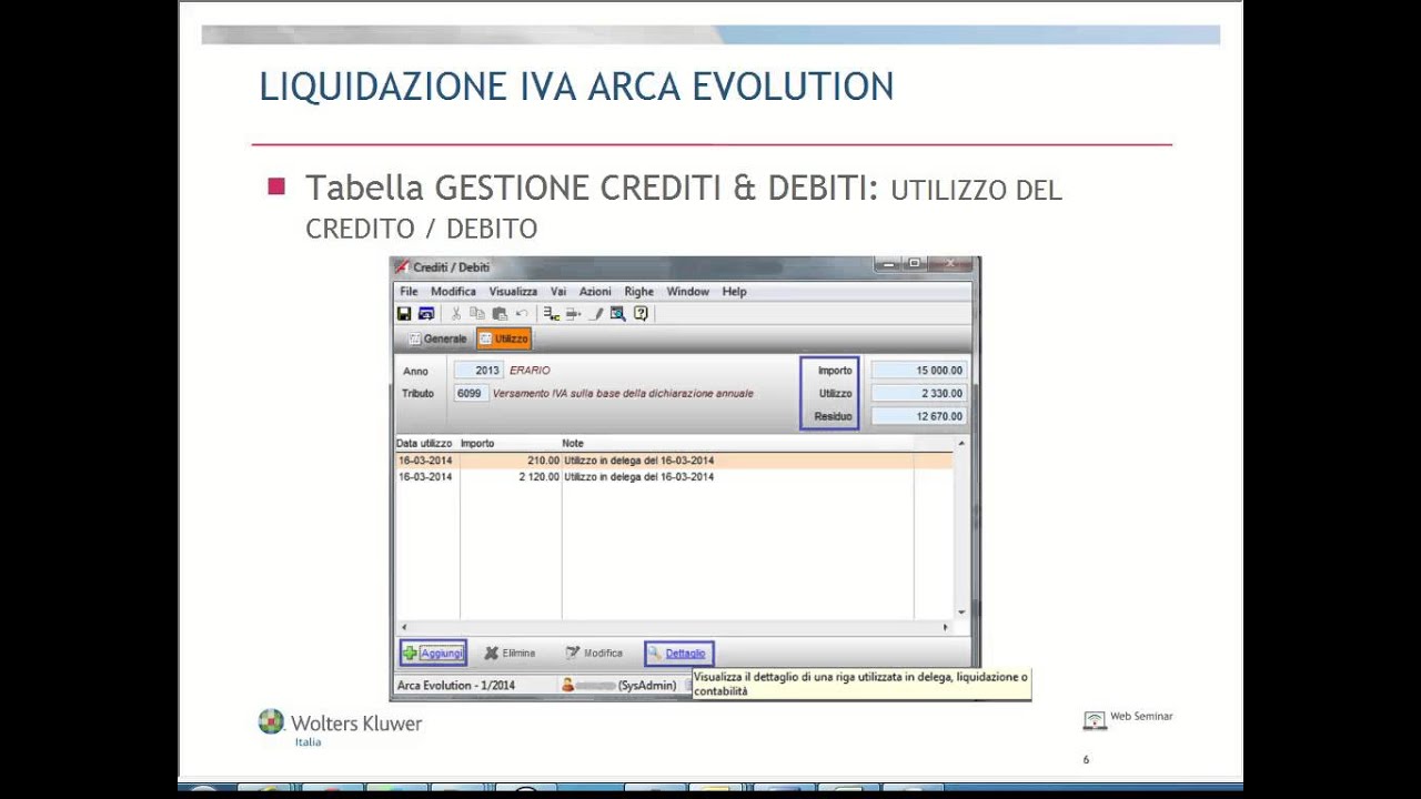 ArcaEvolution - La Liquidazione IVA - YouTube