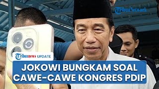 Ditanya Wartawan Sepulang Jumatan, Jokowi Bungkam soal Isu Dirinya Disebut Cawe-Cawe Kongres PDIP