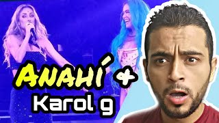 ANAHÍ y KAROL G cantan "SALVAME" | Concierto Arena Ciudad de México | REACCIÓN / Review