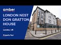 Property Tour | Don Gratton House, London | Student Accommodation in UK | amber